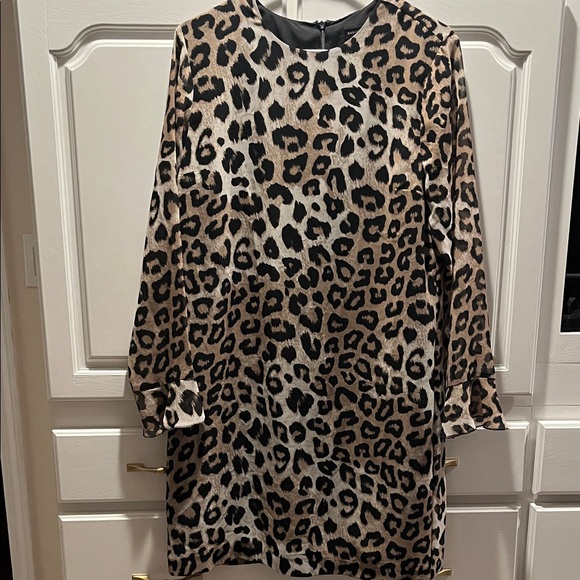 Banana Republic Dresses & Skirts - Banana Republic Leopard Print Dress - Black and Brown